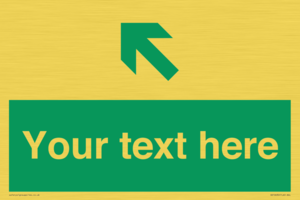 Custom Safe condition: Green Up left arrow